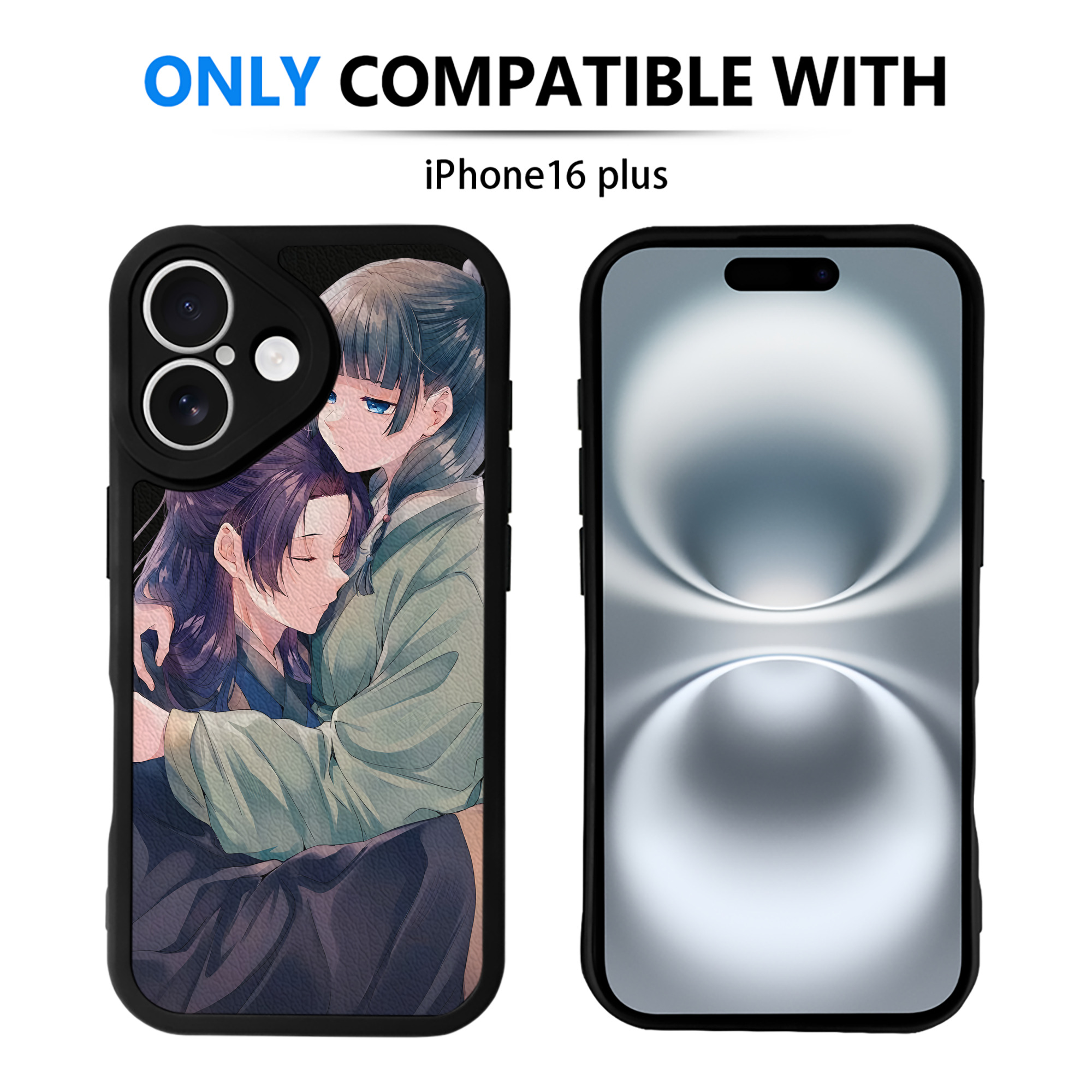 （画像用） 薬屋のひとりごと The Apothecary Diaries 【iPhone 16シリーズ対応】シリコンスマホケース（レザー調） 材質：シリコン